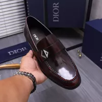 $105.00 USD Christian Dior Leather Shoes For Men #1356290