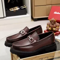 $88.00 USD Salvatore Ferragamo Leather Shoes For Men #1356313
