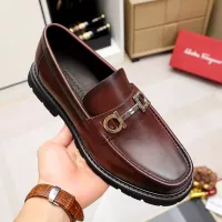 $88.00 USD Salvatore Ferragamo Leather Shoes For Men #1356313
