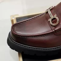 $88.00 USD Salvatore Ferragamo Leather Shoes For Men #1356313