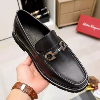$88.00 USD Salvatore Ferragamo Leather Shoes For Men #1356314