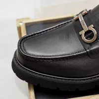 $88.00 USD Salvatore Ferragamo Leather Shoes For Men #1356314