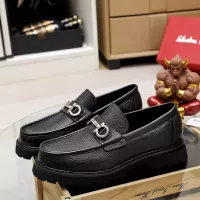 $88.00 USD Salvatore Ferragamo Leather Shoes For Men #1356315