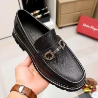 $88.00 USD Salvatore Ferragamo Leather Shoes For Men #1356315