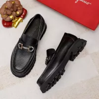 $88.00 USD Salvatore Ferragamo Leather Shoes For Men #1356315
