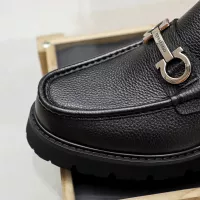 $88.00 USD Salvatore Ferragamo Leather Shoes For Men #1356315