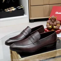 $88.00 USD Salvatore Ferragamo Leather Shoes For Men #1356317