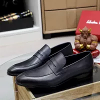 $88.00 USD Salvatore Ferragamo Leather Shoes For Men #1356319