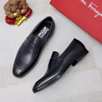 $88.00 USD Salvatore Ferragamo Leather Shoes For Men #1356319