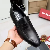 $88.00 USD Salvatore Ferragamo Leather Shoes For Men #1356324