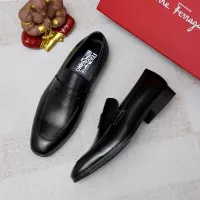 $88.00 USD Salvatore Ferragamo Leather Shoes For Men #1356324