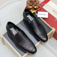 $88.00 USD Salvatore Ferragamo Leather Shoes For Men #1356325
