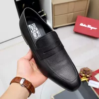$88.00 USD Salvatore Ferragamo Leather Shoes For Men #1356325