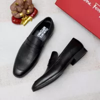$88.00 USD Salvatore Ferragamo Leather Shoes For Men #1356325