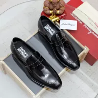 $88.00 USD Salvatore Ferragamo Leather Shoes For Men #1356326