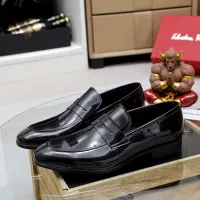 $88.00 USD Salvatore Ferragamo Leather Shoes For Men #1356326