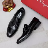 $88.00 USD Salvatore Ferragamo Leather Shoes For Men #1356326