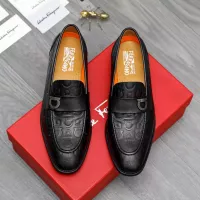 $92.00 USD Salvatore Ferragamo Leather Shoes For Men #1356488