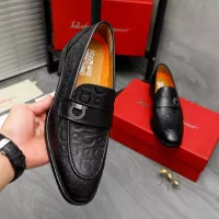 $92.00 USD Salvatore Ferragamo Leather Shoes For Men #1356488