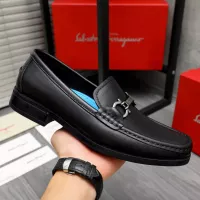 $92.00 USD Salvatore Ferragamo Leather Shoes For Men #1356491