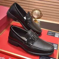 $96.00 USD Salvatore Ferragamo Leather Shoes For Men #1356493