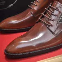 $100.00 USD Prada Leather Shoes For Men #1356518