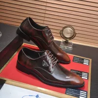 $100.00 USD Prada Leather Shoes For Men #1356519