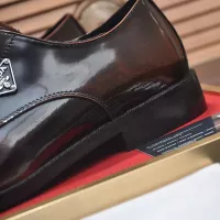 $100.00 USD Prada Leather Shoes For Men #1356521