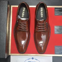 $100.00 USD Prada Leather Shoes For Men #1356523