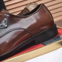 $100.00 USD Prada Leather Shoes For Men #1356523