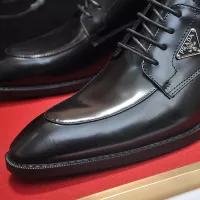 $100.00 USD Prada Leather Shoes For Men #1356524