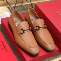 $122.00 USD Salvatore Ferragamo Leather Shoes For Men #1357311
