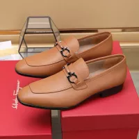 $122.00 USD Salvatore Ferragamo Leather Shoes For Men #1357311