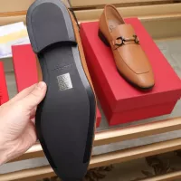 $122.00 USD Salvatore Ferragamo Leather Shoes For Men #1357311