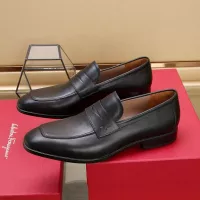 $122.00 USD Salvatore Ferragamo Leather Shoes For Men #1357318