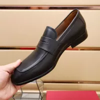 $122.00 USD Salvatore Ferragamo Leather Shoes For Men #1357318