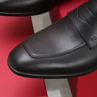 $122.00 USD Salvatore Ferragamo Leather Shoes For Men #1357318