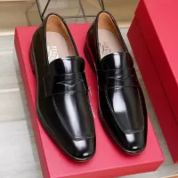 $122.00 USD Salvatore Ferragamo Leather Shoes For Men #1357319