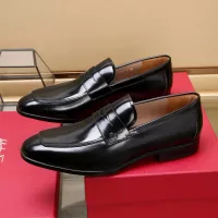 $122.00 USD Salvatore Ferragamo Leather Shoes For Men #1357319