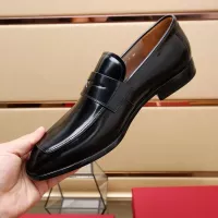 $122.00 USD Salvatore Ferragamo Leather Shoes For Men #1357319