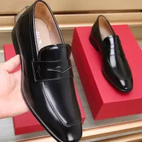 $122.00 USD Salvatore Ferragamo Leather Shoes For Men #1357319