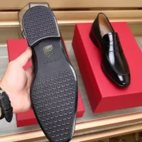 $122.00 USD Salvatore Ferragamo Leather Shoes For Men #1357319