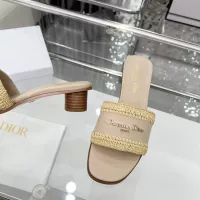 $85.00 USD Christian Dior Slippers For Women #1357500