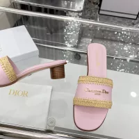 $85.00 USD Christian Dior Slippers For Women #1357501