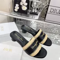 $85.00 USD Christian Dior Slippers For Women #1357503