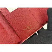 $40.00 USD Louis Vuitton LV Wallets In Red For Women #1357622