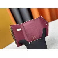 $40.00 USD Louis Vuitton LV Wallets In Burgundy For Women #1357623