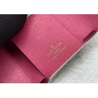 $40.00 USD Louis Vuitton LV Wallets In Rose Red For Women #1357624