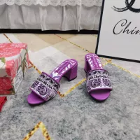 $125.00 USD Dolce & Gabbana D&G Slippers For Women #1357726