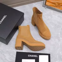 $128.00 USD Chanel Boots For Women #1357869